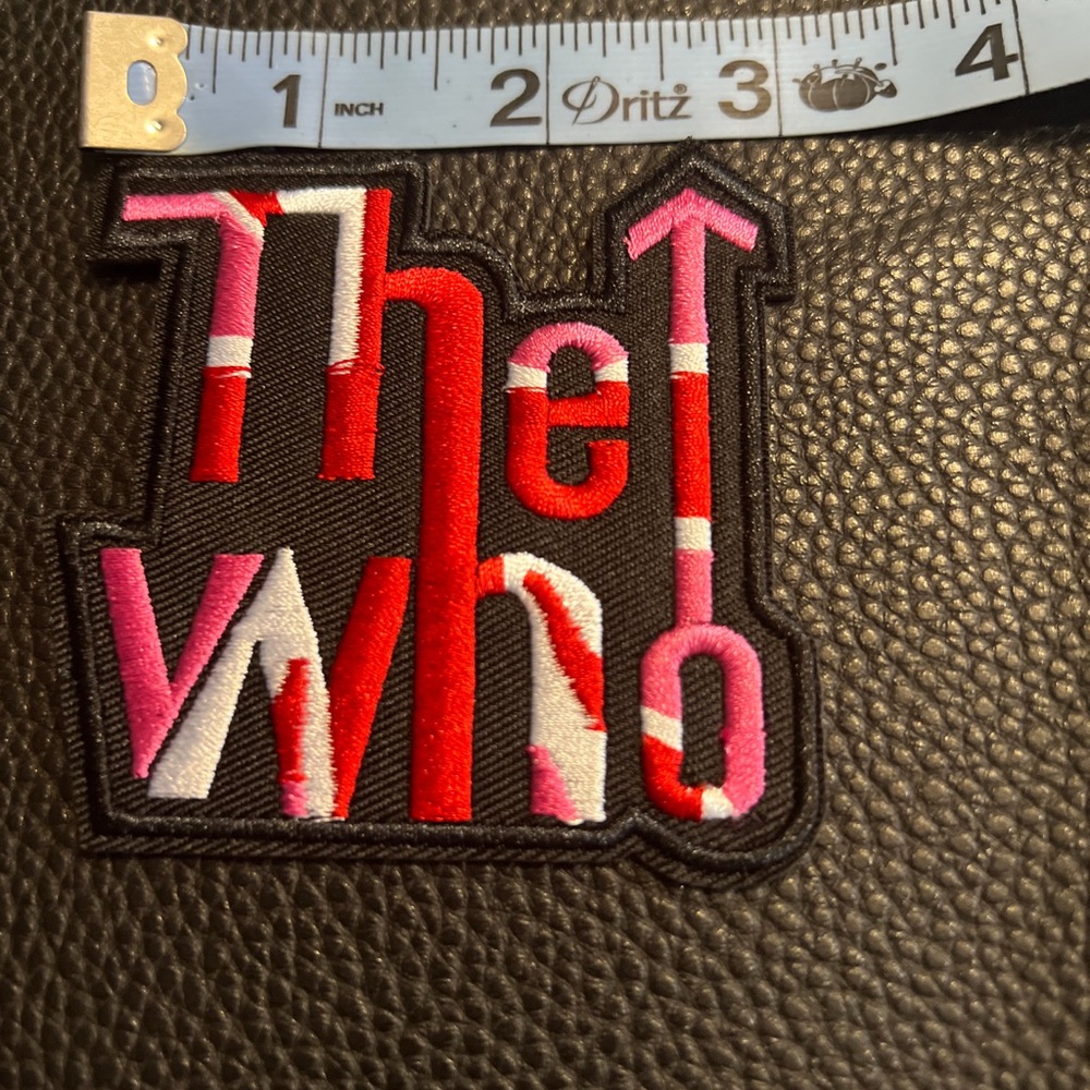 The Who Band Logo Embroidered Patch